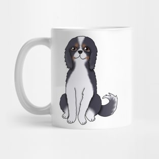 Tricolor cavalier king charles spaniel dog Mug